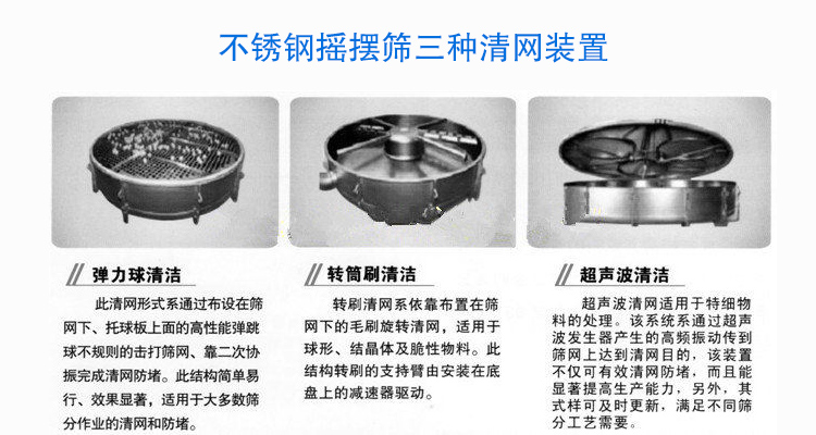 不銹鋼搖擺篩優勢